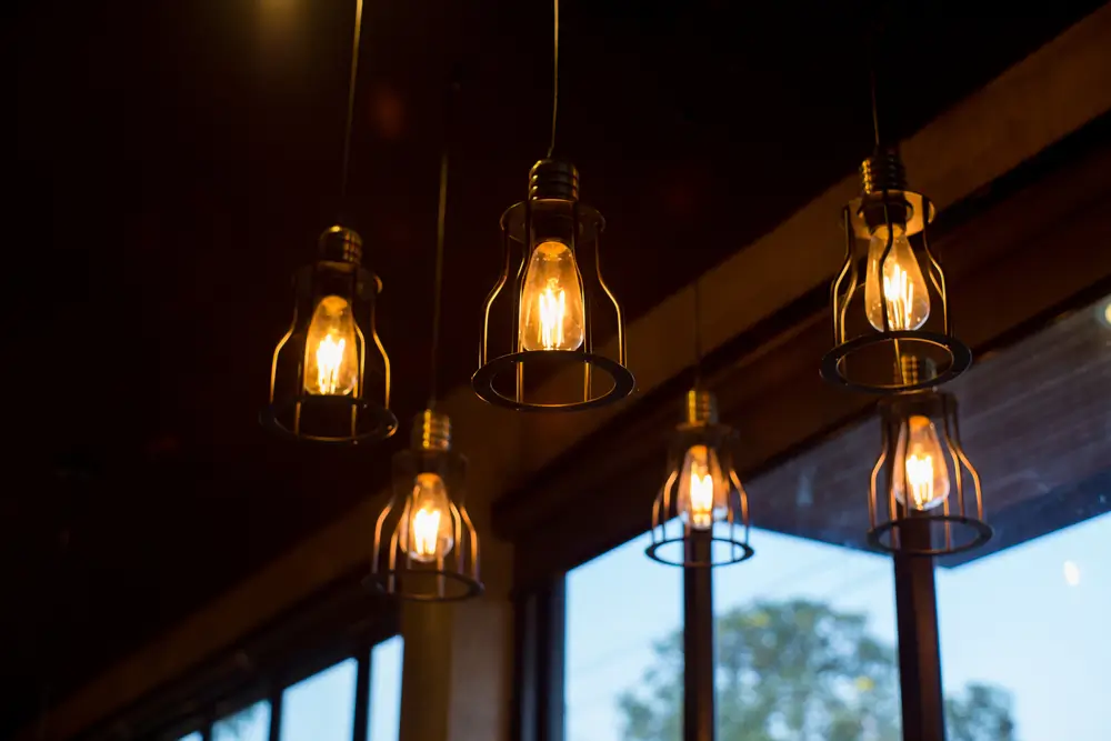 Lampe d'intérieur vintage de luxe pour la décoration intérieure.